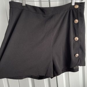 Black dress shorts